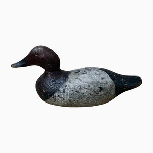 Hand Carved Wood Decoy Duck