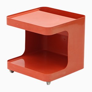 Red Game Bar Trolley by Marcello Siard for Longato, 1960s