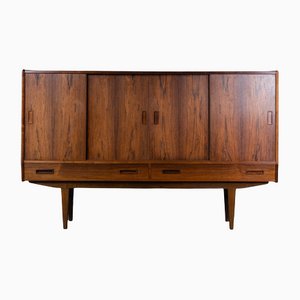Danish Design High Rosewood Sideboard by Børge Seindal for P. Westergaard, 1960s
