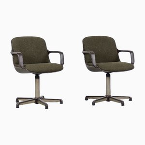 Set of Desk Chairs by Charles Pollock for Comforto, 1970s