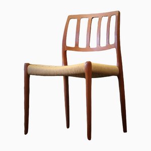 Danish No. 83 Chairs by Niels Moller for J. L. Møllers, Set of 6
