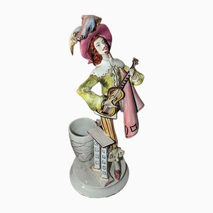 Venetian Troubadour Porcelain Statuette