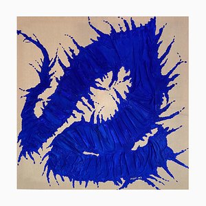 Patrick Coussot Bex, Blue Dragon, 2021, acrílico sobre lienzo