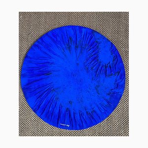 Patrick Coussot Bex, Blue Circle 2, 2021, acrilico su tela