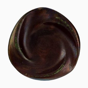 Bowl in Glazed Stoneware by Søren Kongstrand, Denmark, 1920s