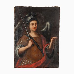 San Michele Arcangelo, Oil on Canvas, Framed