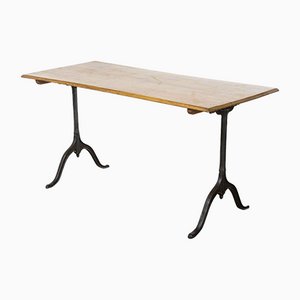 Kronenbourg Bistro Table with Cast Metal Base, 1930s