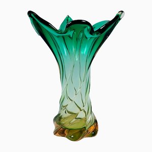 Vaso vintage in vetro di Murano, Italia, anni '60