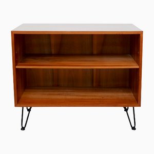 Nutwood Shelf with Hairpin Legs, 1960s