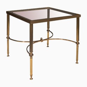 Vintage French Brass Lounge Coffee Table