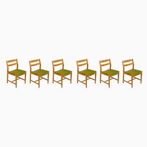 Swedish Oak Ulvö Chairs by Eric Wørtz for Ikea, 1960s, Set of 6