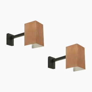 Copper Wall Lights by Finn Lunde, Norway, 1970s