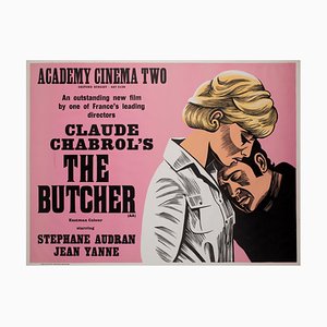 Affiche The Butcher Academy Cinema London Quad par Strausfeld, Royaume-Uni, 1972