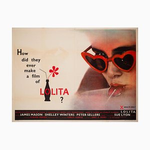Lolita Quad Film Poster, UK, 1962