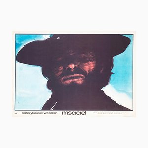 Polish High Plains Drifter with Clint Eastwood Film Poster by Freudenreich, 1975
