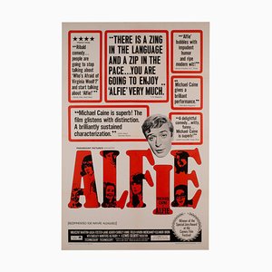 Alfie 1 Sheet Movie Poster, USA, 1966