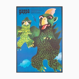 Polish Gappa the Tripibian Monster A1 Film Poster by Gargulinska, 1973