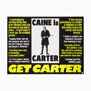Affiche de Film Get Carter Quad Quotes, Royaume-Uni, 1971