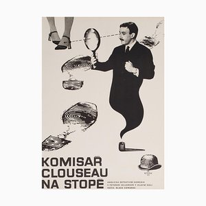 Poster del film A Shot in the Dark A3 di Sebek, Repubblica Ceca, anni '70