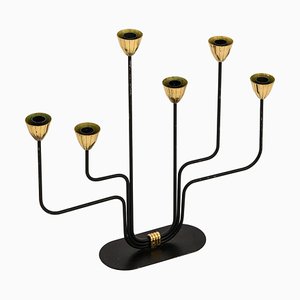 Candlestick by Gunnar Ander for Ystad Metall, Sweden