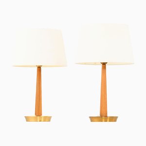 Table Lamps by Hans Bergström for ASEA, Sweden, Set of 2
