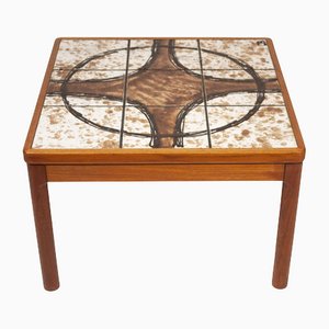 Tile Topped Square Coffee Table from Trioh, 1970s