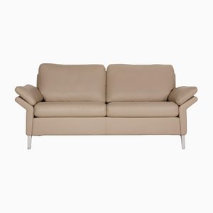 Beige Leather 3-Seat Couch by Rolf Benz