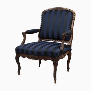 Vintage Rococo Beech Armchair