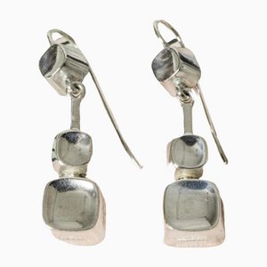 Silver Earrings by Sigurd Persson, Set of 2