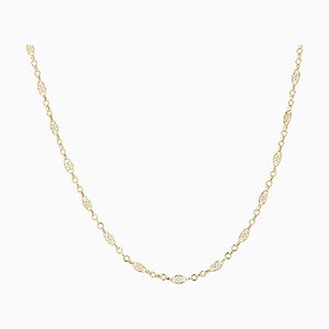 20th Century French 18 Karat Yellow Gold Chain Necklace