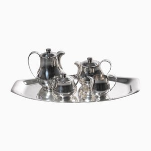 Art Deco Silver Plated Tea and Coffee Service from Wiskemann