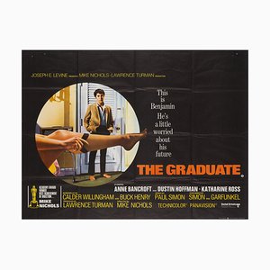 Affiche Originale du Film The Graduate, Royaume-Uni, 1967