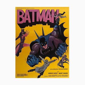 Französisches Batman Grande Filmplakat, 1970er