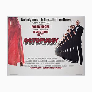 Poster del film Octopussy James Bond di Daniel Goozee, Regno Unito, 1983