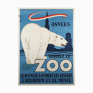 Póster del oso polar, 1950