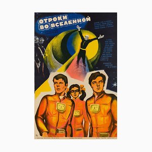 Affiche de Film Teen in the Universe, Russie, 1964