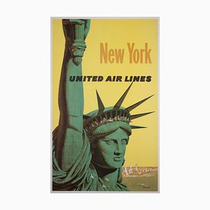 United Airlines Poster, 1960er