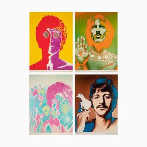 Affiches The Beatles, 1967, Set de 4