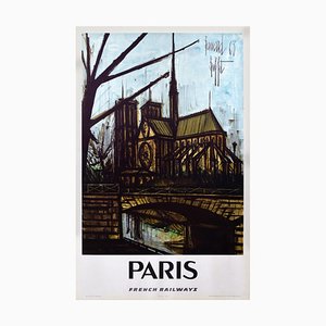 French Railways SNCF Paris Travel Poster, 1967