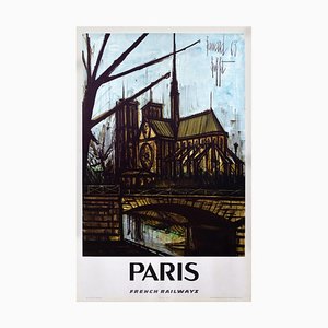 Poster di viaggio SNCF Paris, Francia, 1967