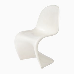 Weißer Stuhl von Verner Panton