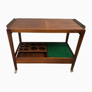 Mid-Century Extending Teak & Melamine Drinks Cocktail Trolley on Castors from Remploy