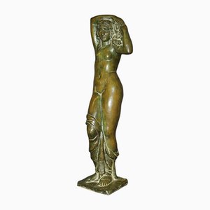 Art Deco Female Nude Bronze Sculpture from Martrus