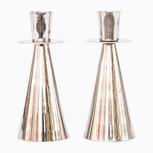 Space Age Style Candlesticks, Set of 2