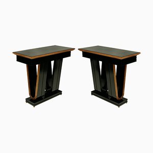 Italian Console Tables, 1950s, Set of 2
