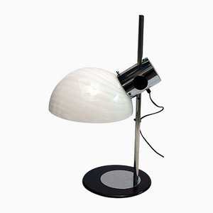 Glass and Metal Table Lamp by Zonca, 1970s