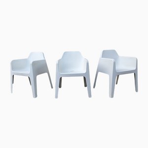 Stühle von Alessandro Busana für Pedrali, 3er Set