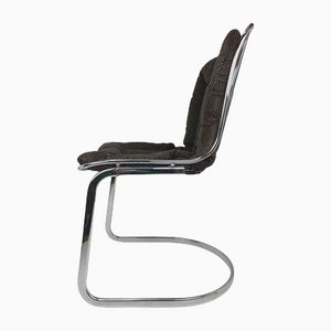 Chrome Tubular Chair by Gastone Rinaldi, 1970s