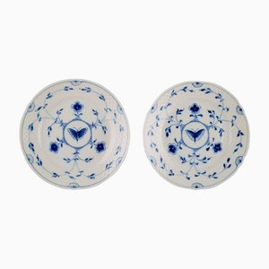 Hand-Painted Porcelain Plates from Bing & Grøndahl, Set of 2