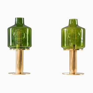 Mid-Century Swedish Model B-102 Table Lamps by Hans-Agne Jakobsson, Set of 2
